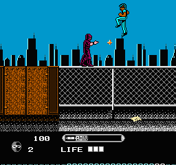 Wrath of the Black Manta (USA) In game screenshot
